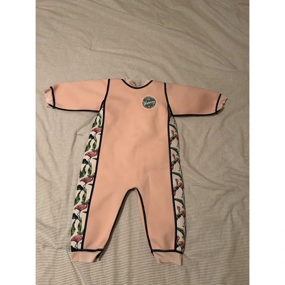 Warmsy Reversable Aquajoy wetsuit baby toddler 24‎ months Flamingo Pink Vacation